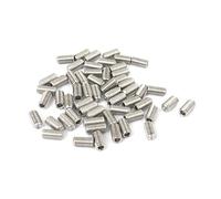 sourcingmap® M3 x 6 mm, in acciaio INOX-Set di chiavi a bussola a punta esagonale con vite senza testa, confezione da 50 pezzi