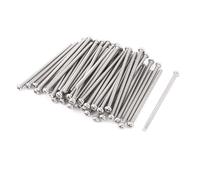 sourcingmap® M3 x 60mm 304 Acciaio Inox Phillips Testa Di Pan Viti Bullone 60pz.