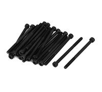 Sourcingmap® M4 x 60 MM esagonale bullone connettore testa tappo viti per macchina nero pz