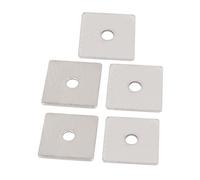 sourcingmap M6 x 30mm quadrato piatto in acciaio inox piastra riparazione argentato 5pz