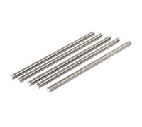 sourcingmap M8 x 200mm acciaio inossidabile 304 completamente aste filettate lampo Argentato 5 pz
