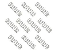 Sourcingmap - Molla a compressione in acciaio INOX 304, diametro esterno 6 mm, filo 0,6 mm, lunghezza libera 20 mm, piccola molla di estensione per progetti fai-da-te, riparazioni in officina