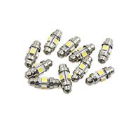 Sourcingmap - pezzi 31 mm bianco freddo 4 - 5050-smd LED siluro mappa luce auto tetto lampada interna