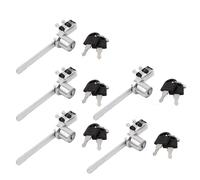 sourcingmap® porta a vetro scorrevole con blocco a tasti 5pz.