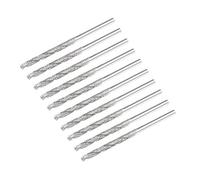 Sourcingmap, punte elicoidali diamantate in acciaio HSS ad alta velocità, 2,5 mm, per vetro, conchiglie marine, piastrelle di pietra, 10 pezzi
