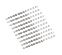 Sourcingmap, punte elicoidali per trapano, in acciaio HSS ad alta velocità, 2,1 mm, per vetro, conchiglie marine, piastrelle, 10 pezzi
