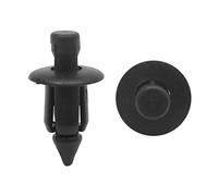 Sourcingmap - Rivetti in plastica per porte dell’auto, diametro 6 mm, 30 pezzi, colore: nero