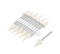 Sourcingmap - Ruota di lucidatura a sfera in feltro di lana con gambo