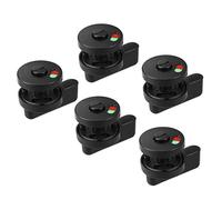 Sourcingmap - Serratura con indicatore di privacy, 53 mm di diametro, in plastica e nylon, per divisorio pubblico, WC, bagno, 5 pezzi