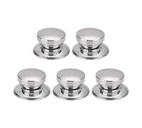 Sourcingmap - Set di 5 pomelli per coperchio in acciaio INOX per pentole, coperchi di ricambio per pentole da cucina