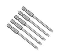 Sourcingmap - Set di 5 punte per cacciavite a testa esagonale da 1/4", lunghezza 75 mm, magnetiche SL4