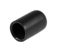 Sourcingmap - Tappi terminali in gomma, 10 mm, in vinile, con estremità arrotondate, 20 pezzi, colore: Nero