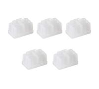 Sourcingmap - Tappo in silicone Ethernet per hub RJ45 anti-polvere, 5 pezzi