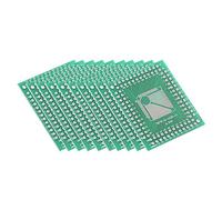sourcingmap TQFP (32-100PIN) 0.5 / TQFP (32-64PIN) 0.8 a DIP Adattatore PCB Board Surface Mounted Devices Converter 10pcs