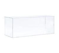 Sourcingmap - Vetrina in acrilico con scatola in plastica trasparente, montaggio antipolvere, vetrina da 40,6x16x15,5 cm per articoli da collezione