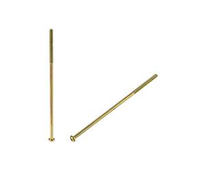 Sourcingmap, vite M4 x 120 mm, filettatura maschio Phillips, vite per letto matrimoniale, mobili TV, da appendere alla parete, 5 pezzi