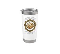 Sourdough Bread Baker Crust Funds Funny Baking Design Bicchiere termico in acciaio inox doppia parete
