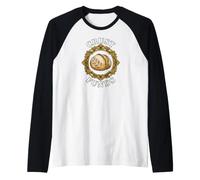 Sourdough Bread Baker Crust Funds Funny Baking Design Maglia con Maniche Raglan