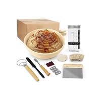 Sourdough Bread Baking Supplies,Bread Baking Supplies Tools for Beginners, Sourdough Starter Kit with Dough Scraper -GSL