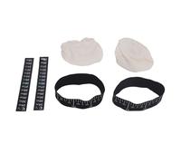 Sourdough Starter Jar Kit | Date Marked Feeding Band & Breathable Cloth Cover for 3-4 Inch Jars | Temperature Control Strips for Optimal Fermentation