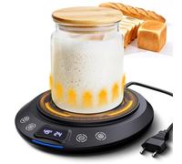 Sourdough - Tappetino riscaldante per pasta madre, con controllo preciso del termostato di 17,2 °C (21-48,9 °C), per pasta madre, timer 0-24 ore, accensione e spegnimento automatico, funzione di