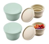 sourdoughh Starter Kit, cestino per lievitazione baneton, cestino per pizza pieghevole in silicone, ciotole per lievitazione del pane madre, cestino rotondo da forno per bar, hotel, cucina, pane madre