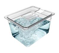 Sous Vide Cooker, Slow Cooker Box, 12.6x10.24x7.68 Inches, Airtight Container, Leakproof Sealing Lid with Heat-Resistant Design for Home, Kitchen, Cooking, Food Prep, Meat, Beef, Chicken, Steak