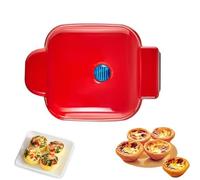 Sous Vide - Macchina per mordere le uova, per preparare panini e formaggio alla griglia, con stampi in silicone, padella antiaderente per omelette, strapazzare e friggere