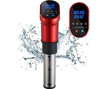 Sous Vide Precision Cooker 2.4 (WiFi) | 1200 Watt | IPX7 impermeabile e display touch LCD | (0℃ -90℃) | App inclusa, rosso