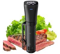 Sous Vide Roner Cucina a Bassa Temperatura 1000W Slow Cooker Circolatore Termico Professionale con Ricette Timer con Funzione di Prenotazione