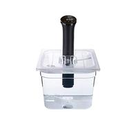 Sous Vide Tools Contenitore in Policarbonato Trasparente da 11.6 Litri, Coperchio Tagliato su Misura per Adattarsi al Circolatore Termico Anova Nano Sous Vide Cooker, Senza Bpa, Antiaderente