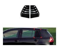 SOUTES 2 Pezzi Auto Persiane Finestra Laterale Posteriore per V-W Golf 5 MK5, ABS Persiane Finestre Triangolo Parasole Copertura Accessori,A/Bright Black