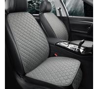 SOUTES Coprisedili Auto per M-G HS 2018-2023, Set Completo in Lino Coprisedile Cuscino per Seggiolino Anteriori e Posteriori Traspirante Accessori,F/Grey