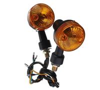 SOUTES Indicatori Accessori 2 Pezzi Indicatori Di Direzione Per Moto Indicatore Per Lampeggiatori Ambra Per Kawasaki Per Suzuki