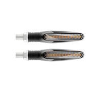SOUTES Indicatori Accessori Accessori 2 Pezzi Motocicletta Indicatore Di Direzione Ambra Universale Fanale Posteriore Lampeggiante