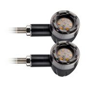 SOUTES Indicatori Accessori Accessori Moto Lampada Universale Per Indicatori Di Direzione Per Indicatore Lampeggiatore 12V Lampeggiante Per Cafe Race(2PCS)