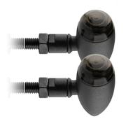 SOUTES Indicatori Accessori Accessori Moto Per Cafe Racer Indicatore Di Direzione Universale Per 12V Lampeggiante 10mm Bullone Lampeggiatore(2PCS C)