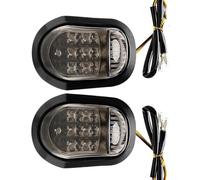 SOUTES Indicatori Accessori Accessori Universali 2 Pezzi 12V Indicatori Di Direzione Per Motocicletta Gialla Lampeggiante Luce Svolta