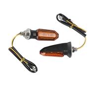 SOUTES Indicatori Accessori Indicatori Di Direzione Universali Per Moto Per Luci Lampeggianti Lampeggiante Ambra Lampada Coda 2 Pezzi(Jaune)