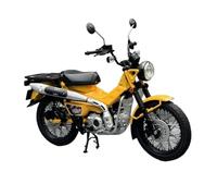 SOUTES Modello di moto 1/12 Per HONDA Per Trail CT125 Per Hunter Cub Modelli Di Moto In Lega Giocattolo Simulazione Corse Su Strada Pressofuso(Jaune)