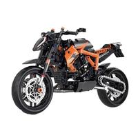 SOUTES Modello di moto 579 Pezzi Di Mattoncini Da Costruzione Regali Compleanno Giocattoli Modello Moto Città 1/8 Mattoni Per Veicoli