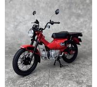 SOUTES Modello di moto Modellini Di Motociclette Pressofusi, Giocattolo Simulazione Corse Su Strada, Regalo 1:12 Per HONDA Per Trail CT125 Per Hunter Cub Modellino Motocicletta In Lega(Red)