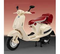 SOUTES Modello di moto Modellino Di Moto Da Corsa Per Vespa 946 In Scala 1:12, Pressofuso, In Lega, Giocattolo, Collezione, Miniatura, Arredamento Per La Casa(Beige)