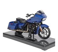 SOUTES Modello di moto Modellino Di Motocicletta 1/18 Pressofuso, Portatile, Da Corsa, Da Dito, Simulazione Di Moto Da Collezione, Giocattolo Per Harley Per Davidson CVO Road Glide 2022