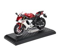 SOUTES Modello di moto Modellino Di Motocicletta In Scala 1:12, Giocattolo Da Collezione Portatile Per Simulazione Di Moto Da Corsa Con Dita, Per Yamaha YZF-R1 YZFR1 YZF R1(Red)