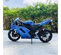 SOUTES Modello di moto Modellino Di Motocicletta Pressofusa In Scala 1/12, Giocattolo, Decorazione D'interni Per La Casa, Regalo Di Compleanno Per Kawasaki Per Ninja ZX-6R ZX6R ZX 6R ZX 6(Blue)