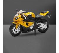 SOUTES Modello di moto Modellino Di Motocicletta Pressofusa In Scala 1/12, Giocattolo, Decorazione D'interni Per La Casa, Regalo Di Compleanno Per BMW S1000RR S1000 RR S 1000 RR(Jaune)