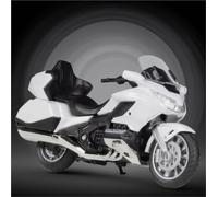 SOUTES Modello di moto Modellino Di Motocicletta Pressofusa In Scala 1/18, Giocattolo, Decorazione D'interni Per La Casa, Regalo Compleanno Per HONDA Gold Wing 2020(White)
