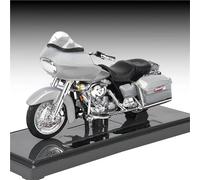 SOUTES Modello di moto Modellino Pressofuso In Lega 1:18, Modello Di Moto In Miniatura, Regalo Per Harley Per Davidson FLTR Road Glide 2002