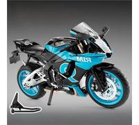SOUTES Modello di moto Moto Giocattolo 1/9 Per Yamaha YZF-R1M, Modello Pressofuso In Lega, Simulazione Di Suoni E Luci, Collezione Ornamentale(Vert)